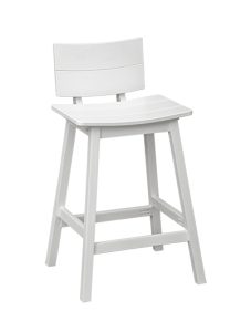 Casual Comfort Saddle Stool with Back