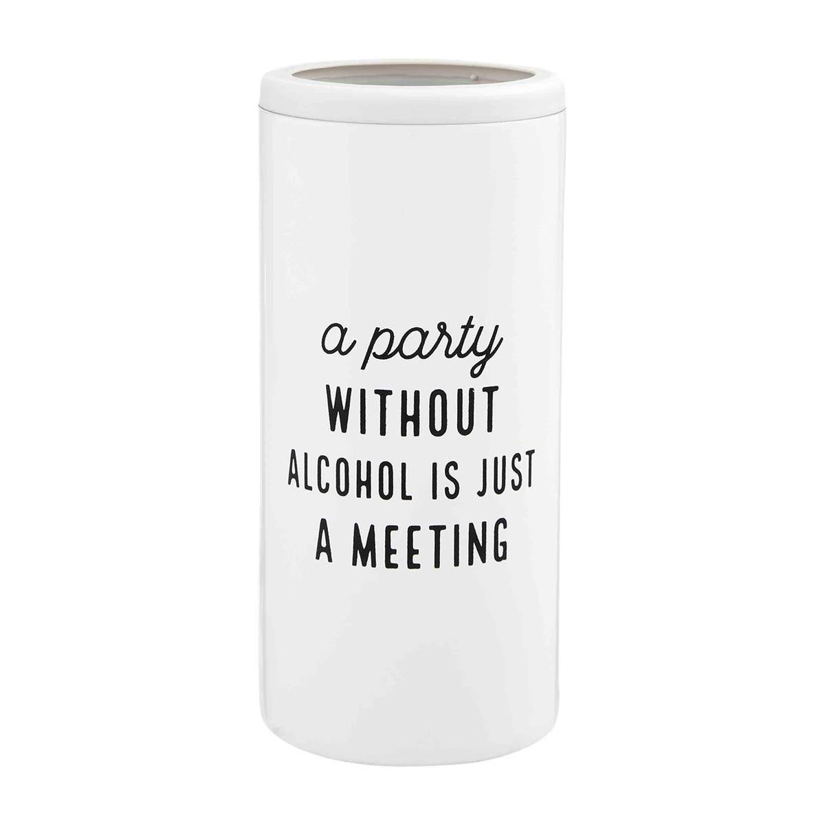 Seltzer Can Cooler Cape May Wicker