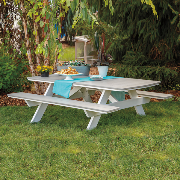 Casual Comfort Picnic Tables Cape May Wicker
