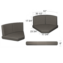 Load image into Gallery viewer, 270/271 45 Degree Sectional Cushions