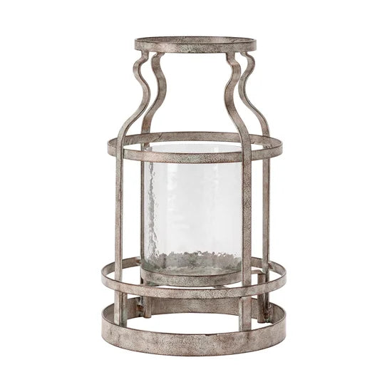 Metal Vase Candle Holder Cape May Wicker