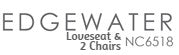 Edgewater Loveseat & 2 Chairs