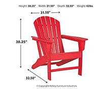 Load image into Gallery viewer, Red Poly Adirondack Chair