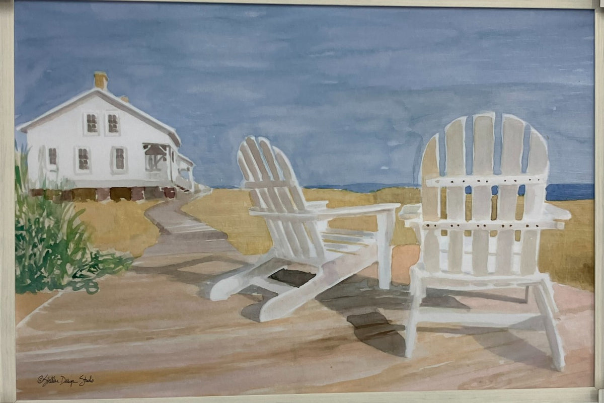 Beach Chair, Canvas Cape May Wicker