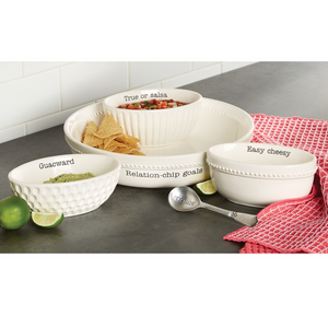 Fiesta Chip Bowl & Dip Set