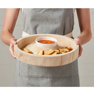 Paulownia Chip & Dip Bowl Set