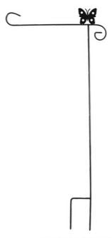 Butterfly Garden Flag Stand