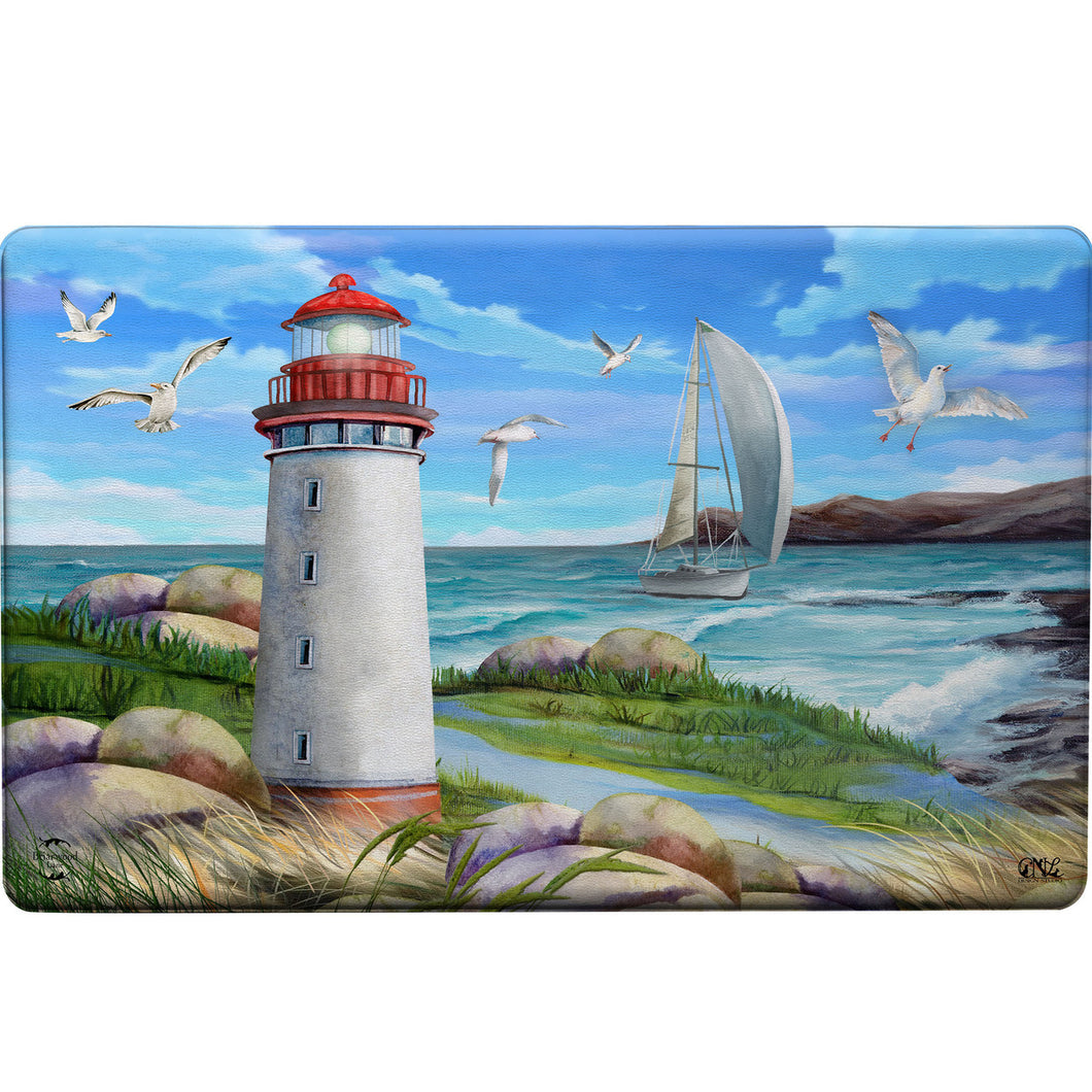 Coastal Lighthouse Comfort Mat