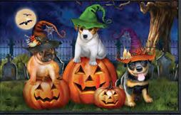 Spooky Pups Doormat