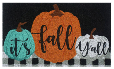 It's Fall Y'all Natural Fiber Coir Doormat