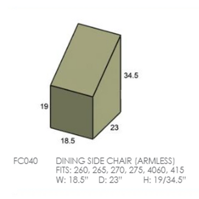 Dining Side Chair (Armless)