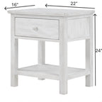 Geneva 1 Drawer Nightstand