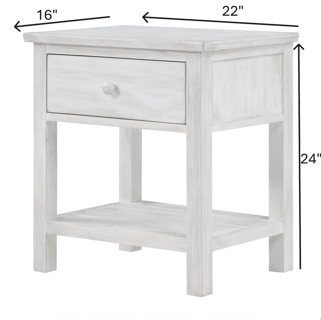 Geneva 1 Drawer Nightstand
