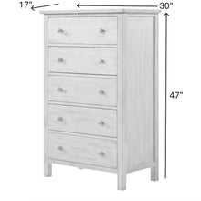 Load image into Gallery viewer, Geneva 5 Drawer Chest