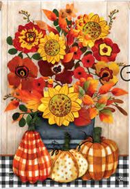 Autumn Bouquet House Flag