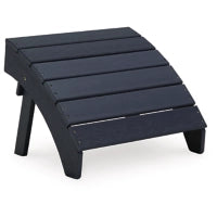 Black Ashley Ottoman