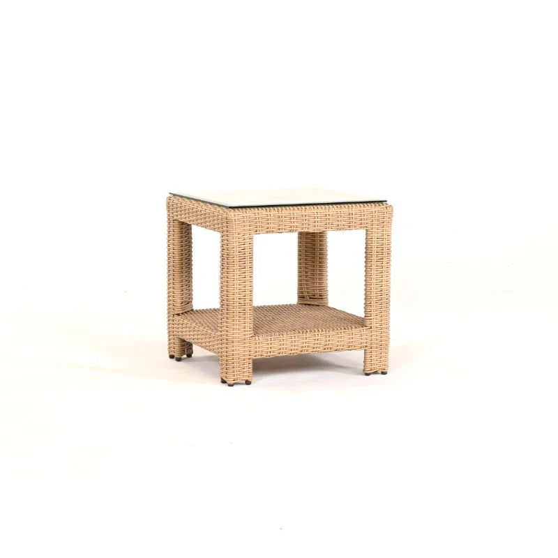 Sydney End Table W/ Glass