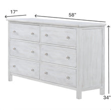 Load image into Gallery viewer, Geneva 6 Drawer Dresser
