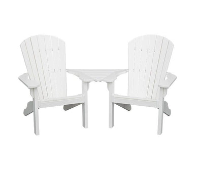 Oceanside Collection - Adirondack Settee with Slide in Table