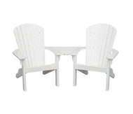 Oceanside Adirondack Settee with Slide in Table