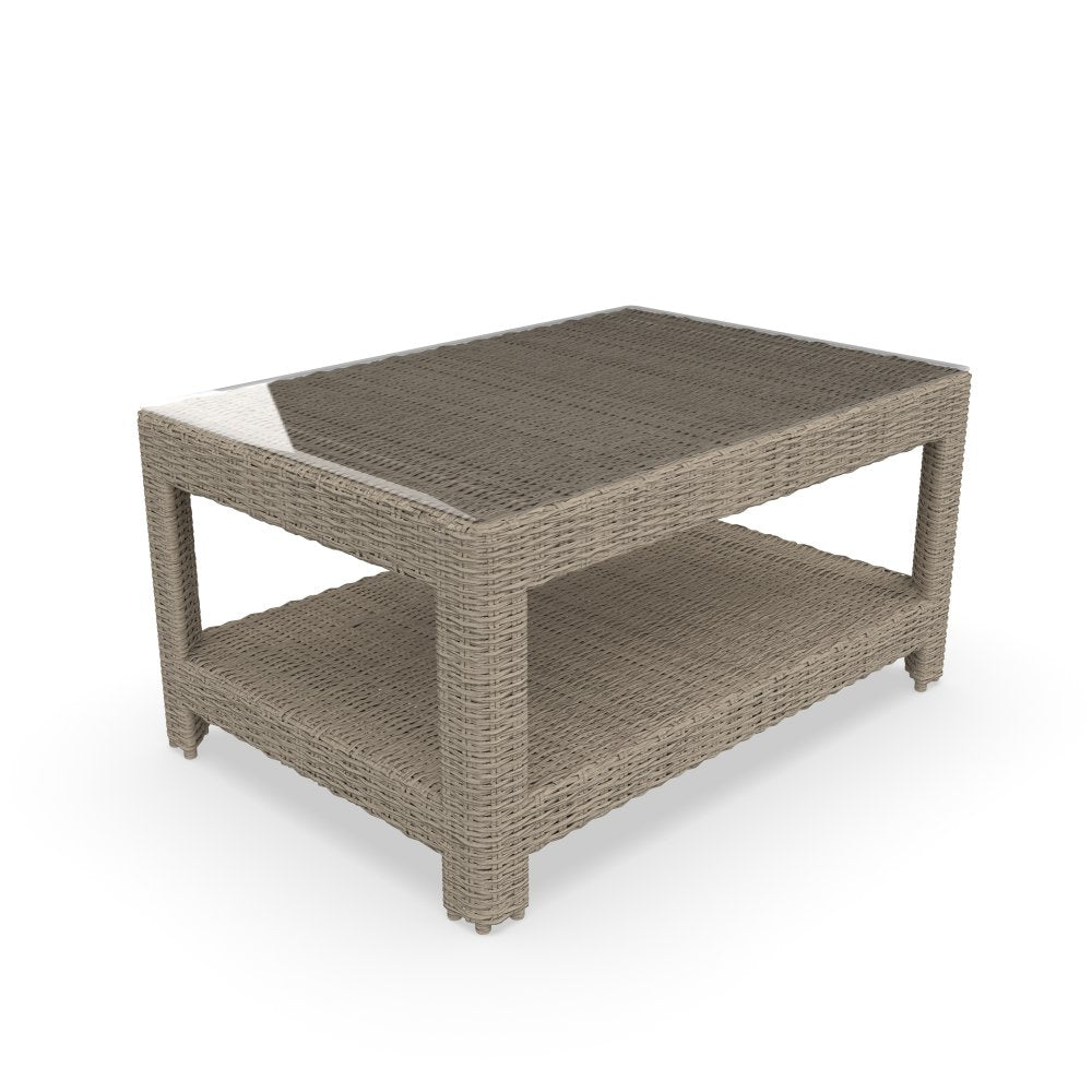 Sydney Rectangle Coffee Table W/ Glass