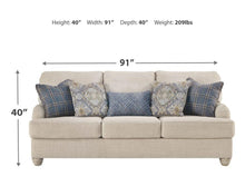 Load image into Gallery viewer, Traemore Queen Sleeper Sofa