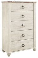 Willowton - 5 Drawer Chest