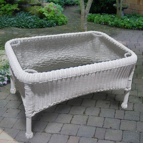 Darby Rectangular Coffee Table w/ Glass