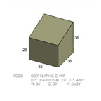 Deep Seating Chair Cover