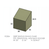 Deep Seating Dining Chair Covers