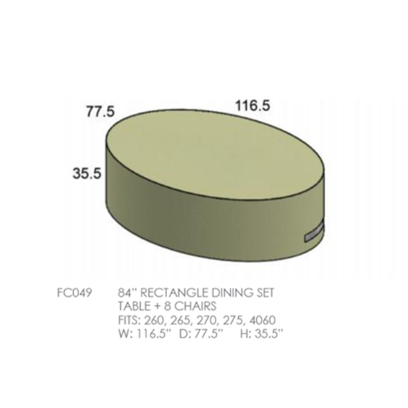84" Rectangle Dining Set