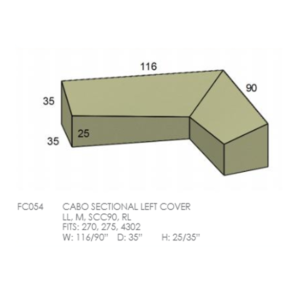 Cabo Sectional Left Cover