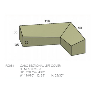 Cabo Sectional Left Cover