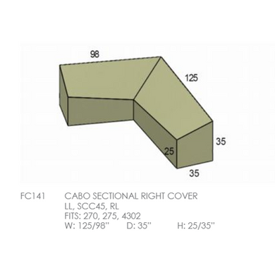Cabo Sectional Right Cover