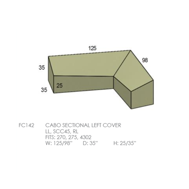 Cabo Sectional Left Cover