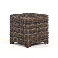 Lakeside - Square End Table w/ Glass