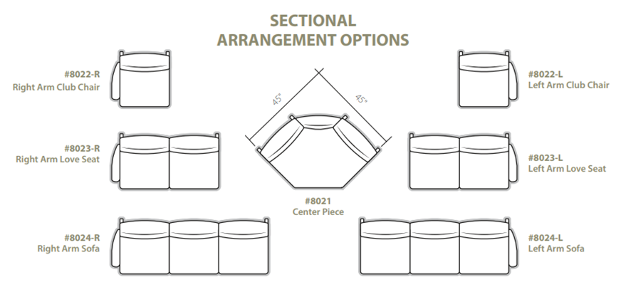 Marina Collection - Sectional Pieces