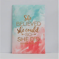 She Believed She Could