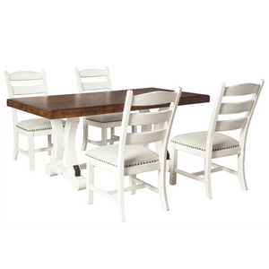 Valebeck Dining Set--Table + 4 Chairs