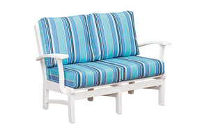 Bay Shore Collection - Love Seat with Natural Finishes