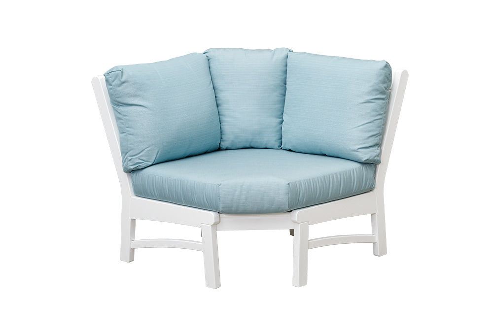 Bay Shore Collection - Sectional Corner Piece with Natural Finishes