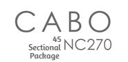 Cabo 45 Sectional Package