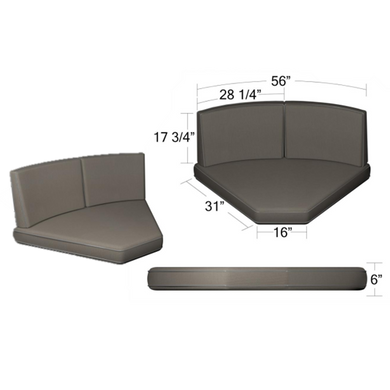 260/261 45 Sectional Cushions