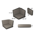 260/261 90 Sectional Cushions