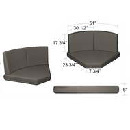 270/271 45 Degree Sectional Cushions