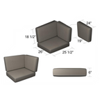 270/271 90 Sectional Cushions