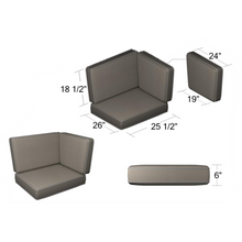 Load image into Gallery viewer, 270/271 90 Sectional Cushions