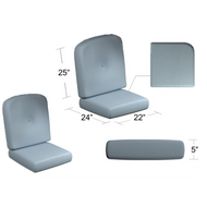 Cush5223 Loveseat Cushions