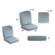 600 Loveseat Cushions