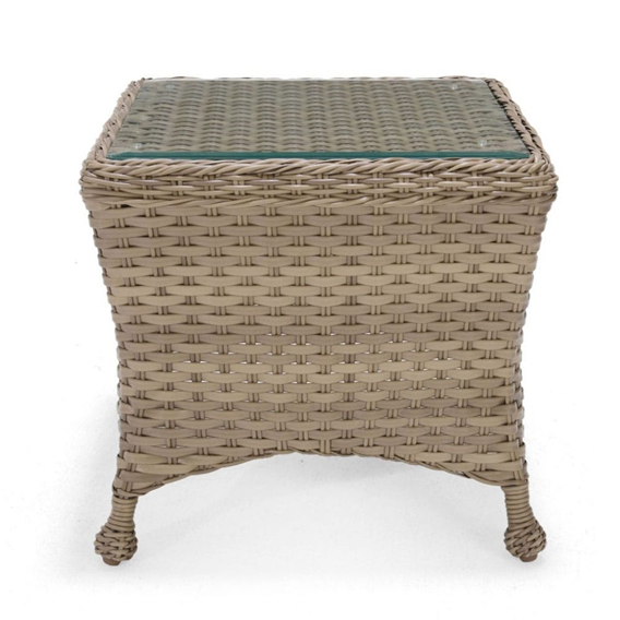 Sorrento End Table W/ Glass